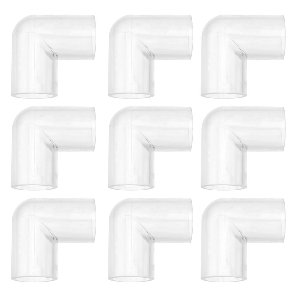 10pcs 16mm Pipe Connector Replacement Right Angle Fish Tank Hose Connector