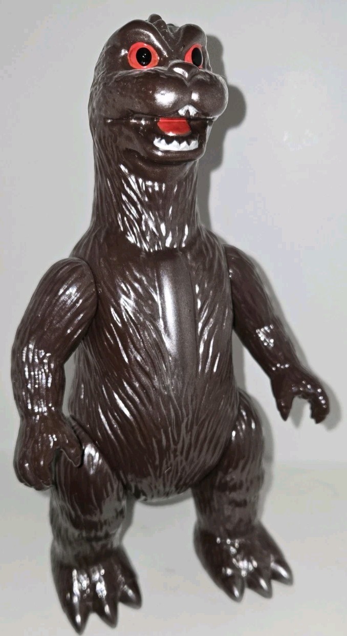 M1Go 1997 Godzilla 1964 MosuGoji (Brown) - Kaiju Sofubi Figure 9in
