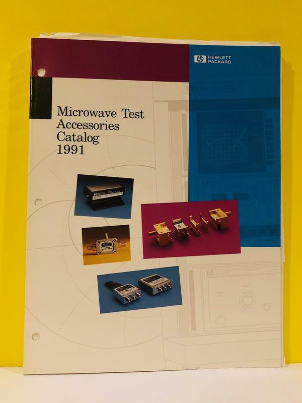 HP 5952-2843(D) Microwave Test Accessories Catalog 1991