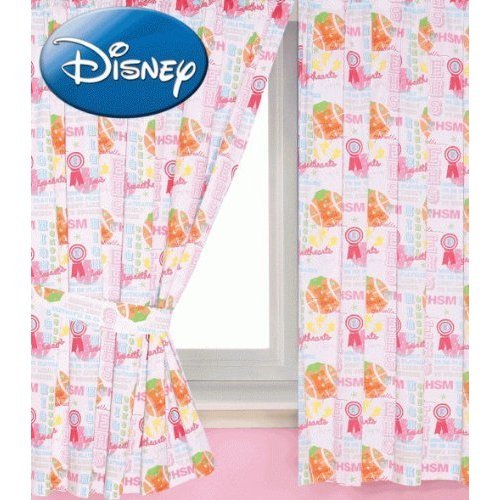 Disney High School Musical 2 Piece Ready to Hang Curtains L183x B168cm HSM2