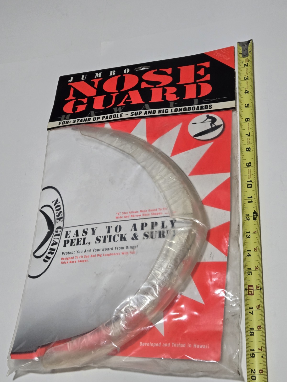 Surfco SUP Paddle Longboard Jumbo Nose Guard in Clear Protect Your Board USA NEW