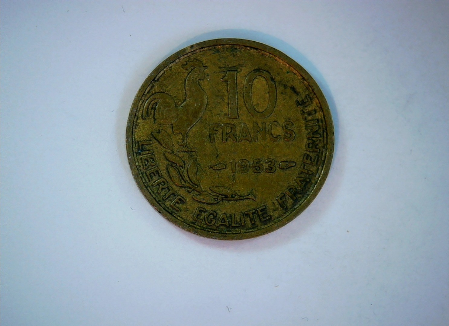 France 1953 10 Francs 10 Francs (Marianne / Guiraud) Coin