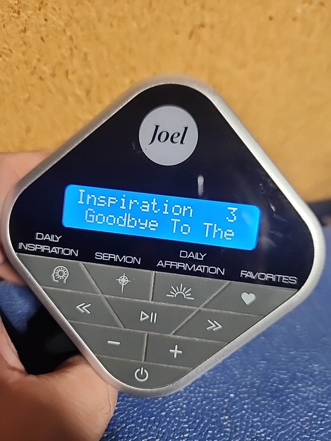 Joel Osteen Inspiration Audio Cube With Sermons and Affirmations tested works