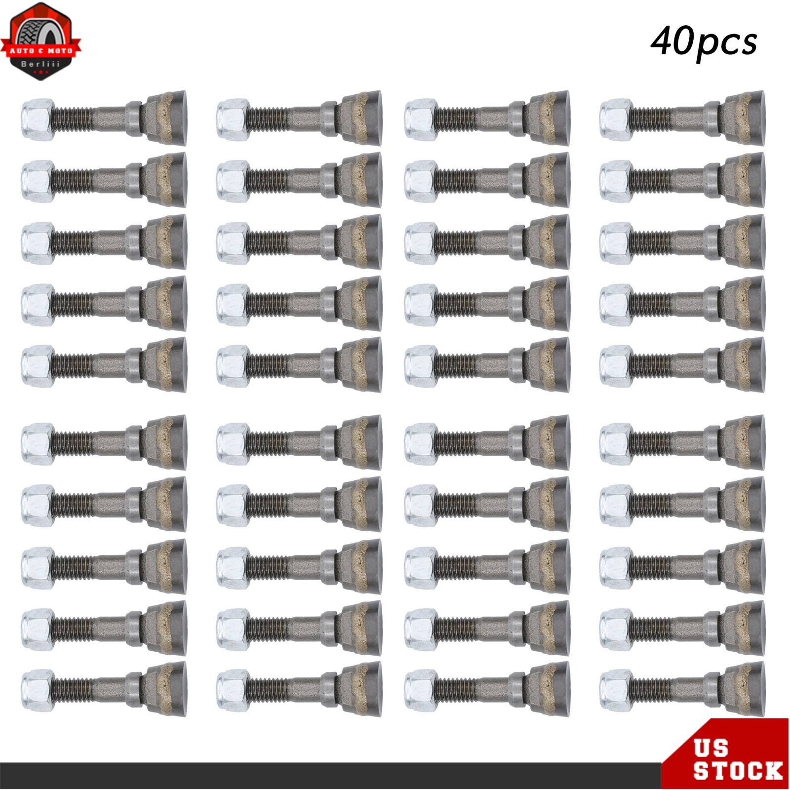 40 pcs Stump Grinder Teeth Replacement For 700 Series Stump Grinder Teeth