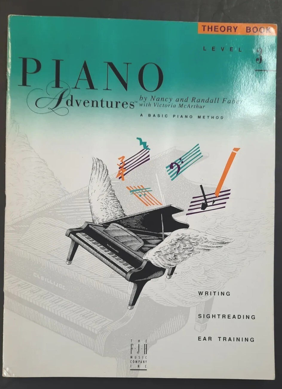 Piano Sheet Music Adventures Theory Level 3 Randall Faber Victoria McArthur 1994