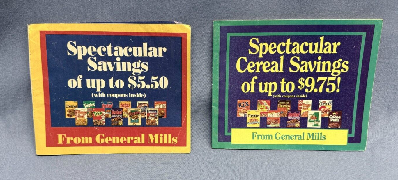 Vintage 1980s Coupons General Mills Cereals 50¢ NO Expiration Date NED