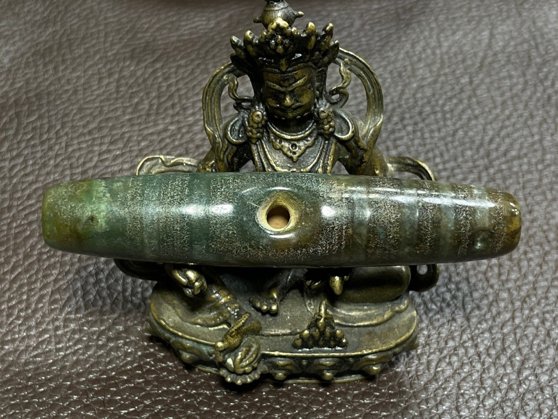 Old Tibetan Nepalese Himalayan Ancient 3 eye Old Dzi Talisman Beads Amulet 三眼天珠