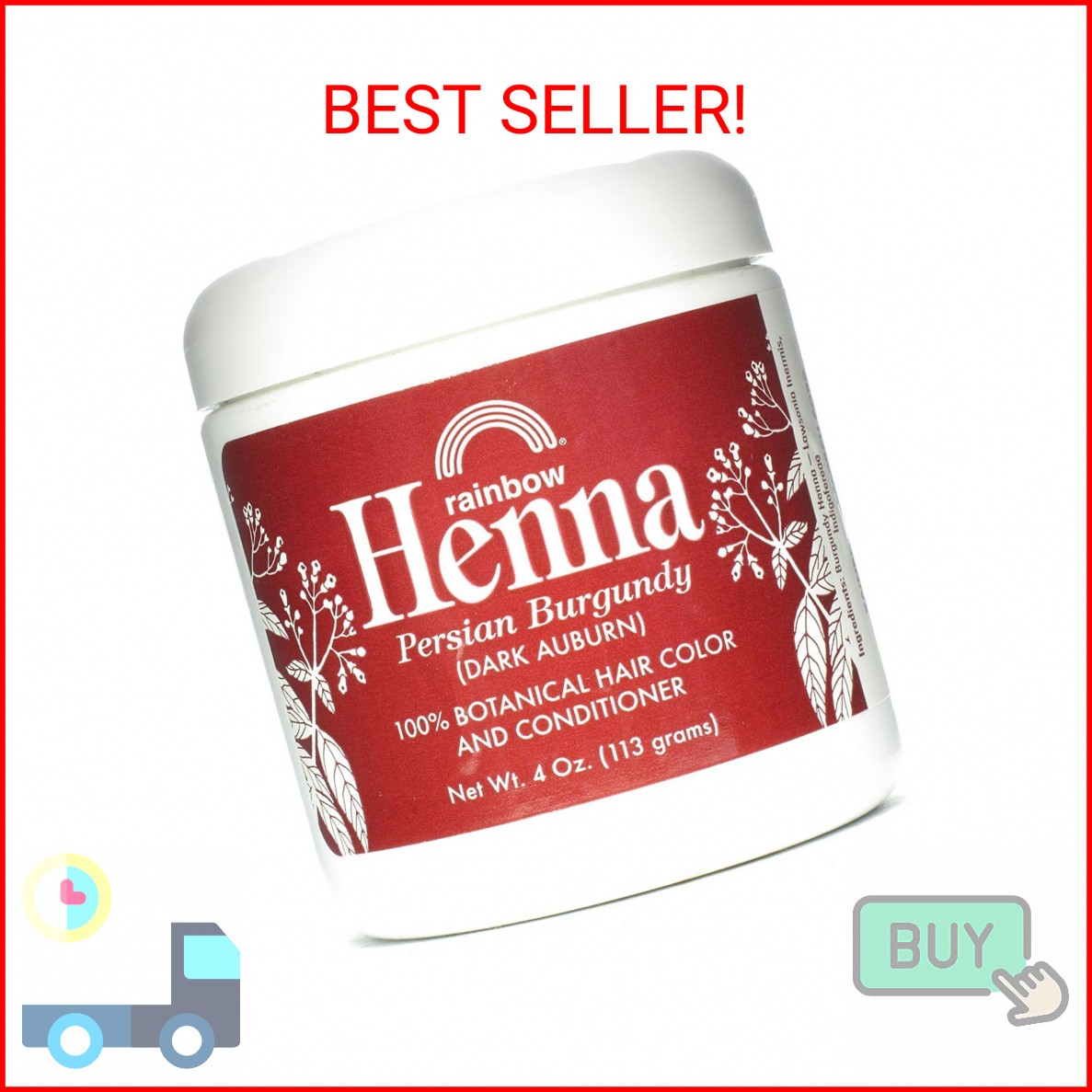 Rainbow Research Henna Persian Burgundy 4 Oz2