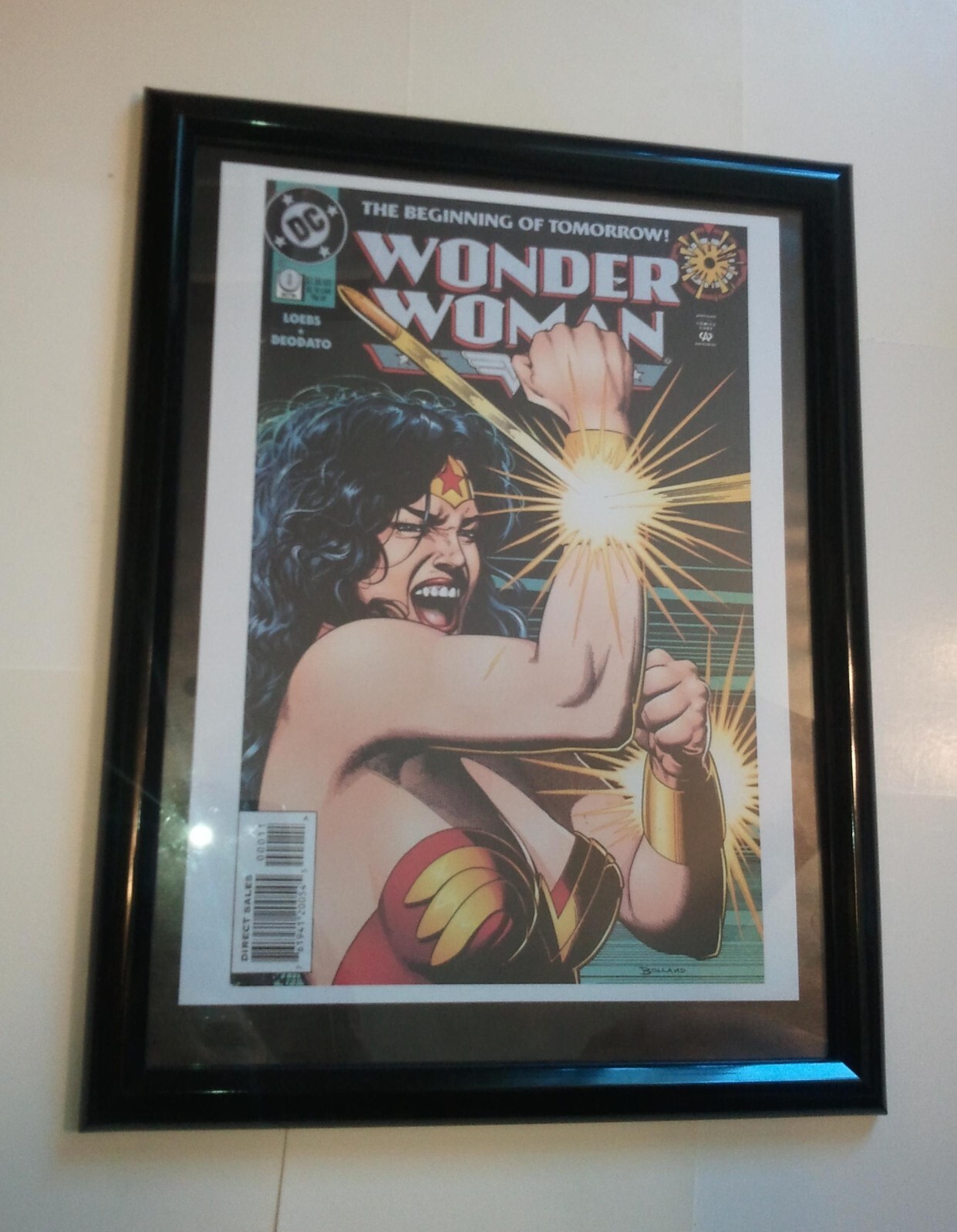 Wonder Woman Poster # 5 FRAMED Wonder Woman #0 (1994) Brian Bolland Movie 