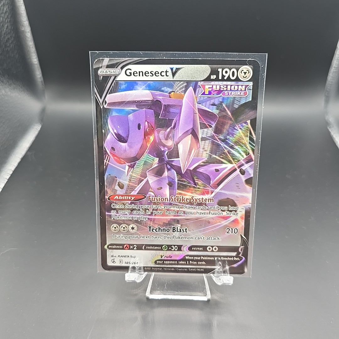 Genesect V 185/264 Swsh08: Fusion Strike Holo