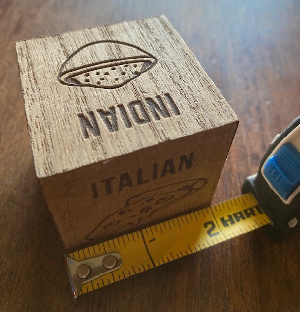 Date Night Dinner Date Night Wooden DICE Souvenir - Decide Where To Go On A Date