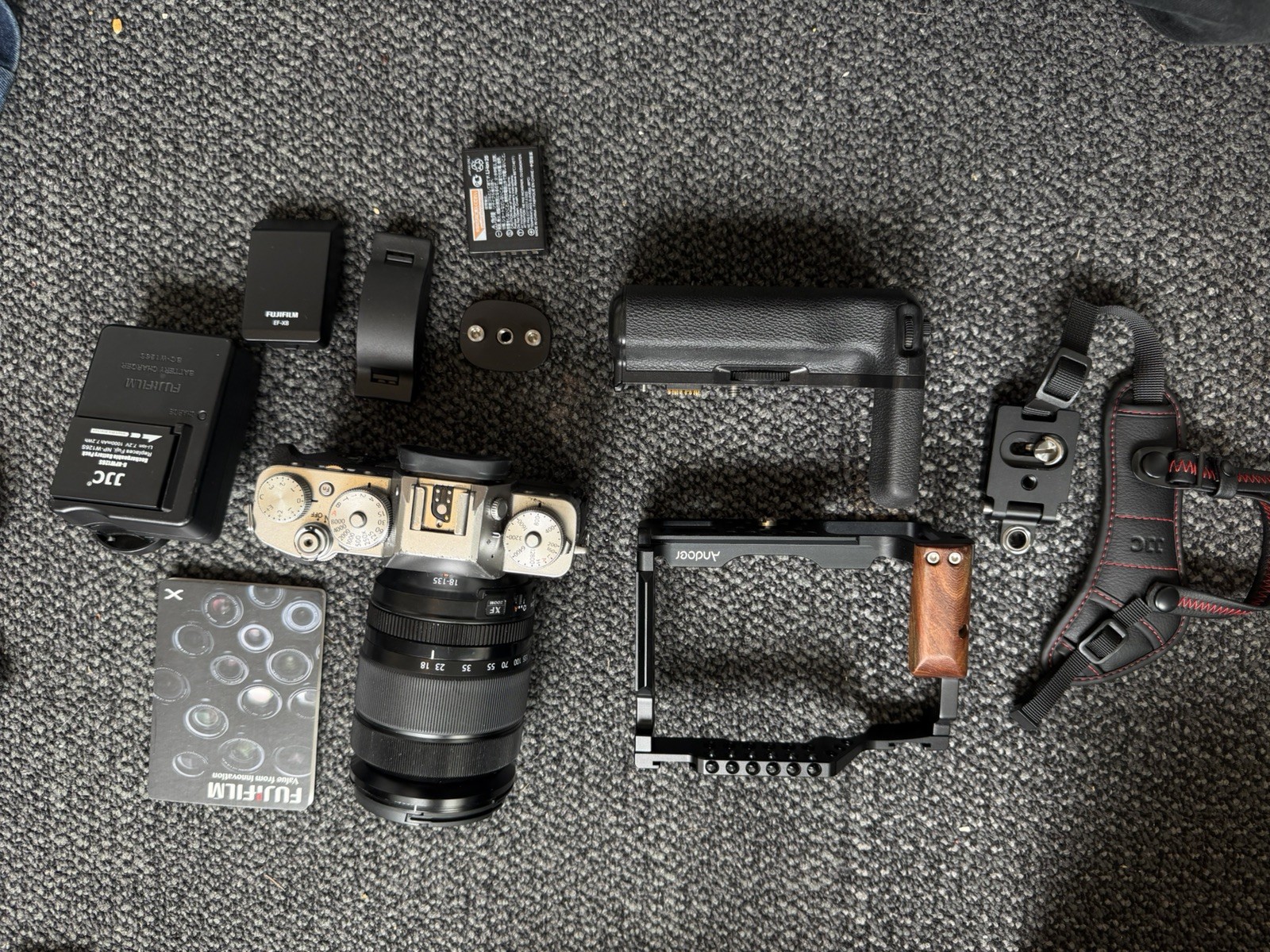 fujifilm xt3 with accessories 