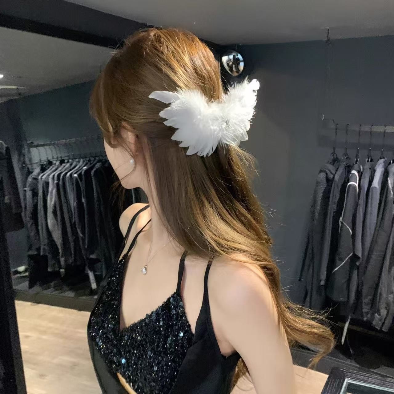 Angel Feather Wings Ballet Hairpin