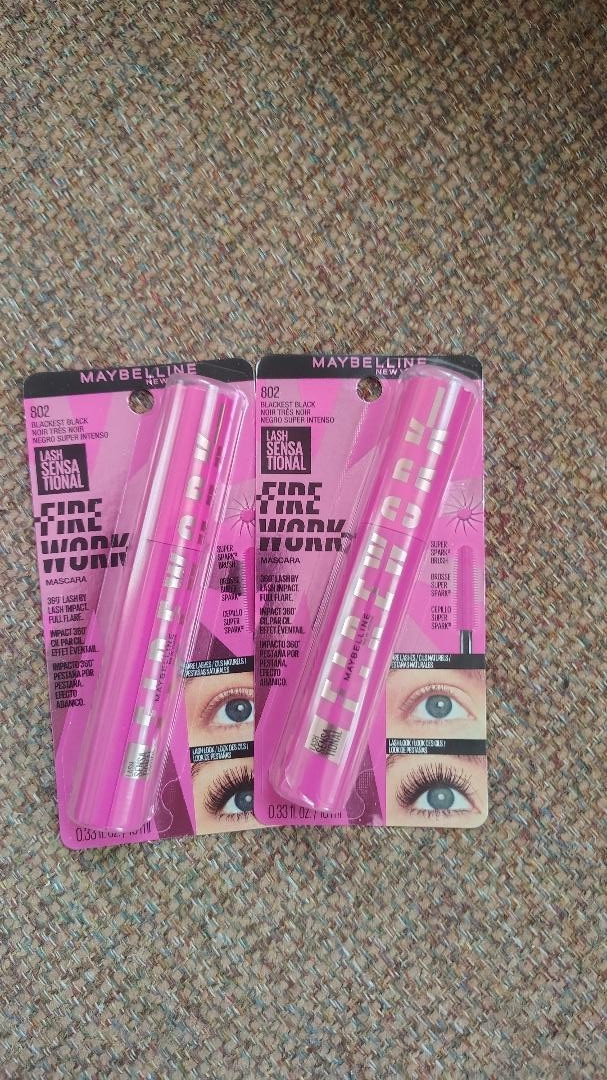 Maybelline LashSensational Fireworks Mascara - New - Pack of 2 - Free Shipping