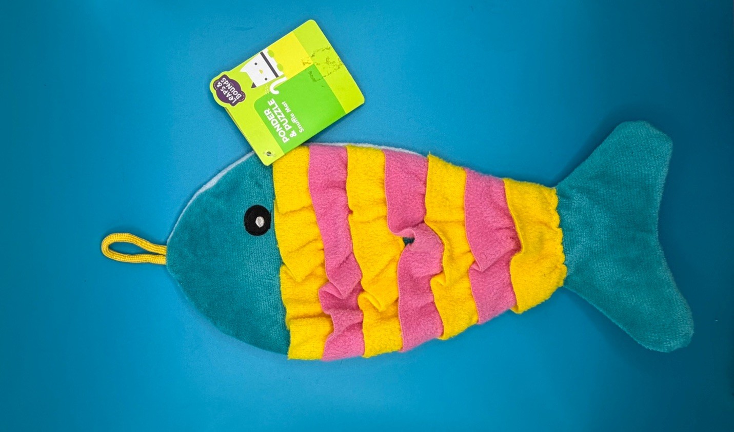 Leaps & Bounds Kitten Snuffle Mat Foraging Puzzle Plush Toy Cat Enrichment Petco