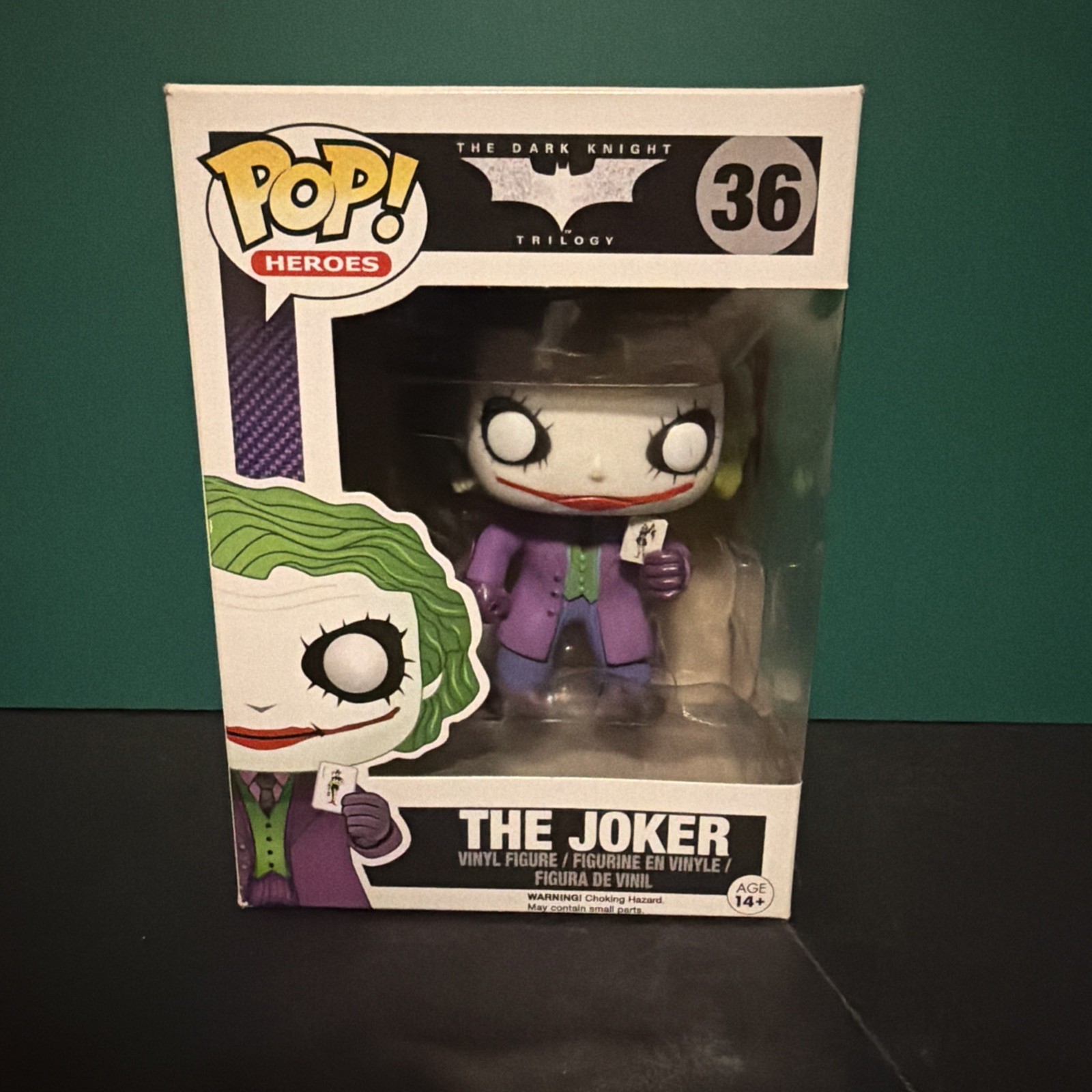 Funko Pop! Vinyl: The Joker #36 Dark Knight Trilogy