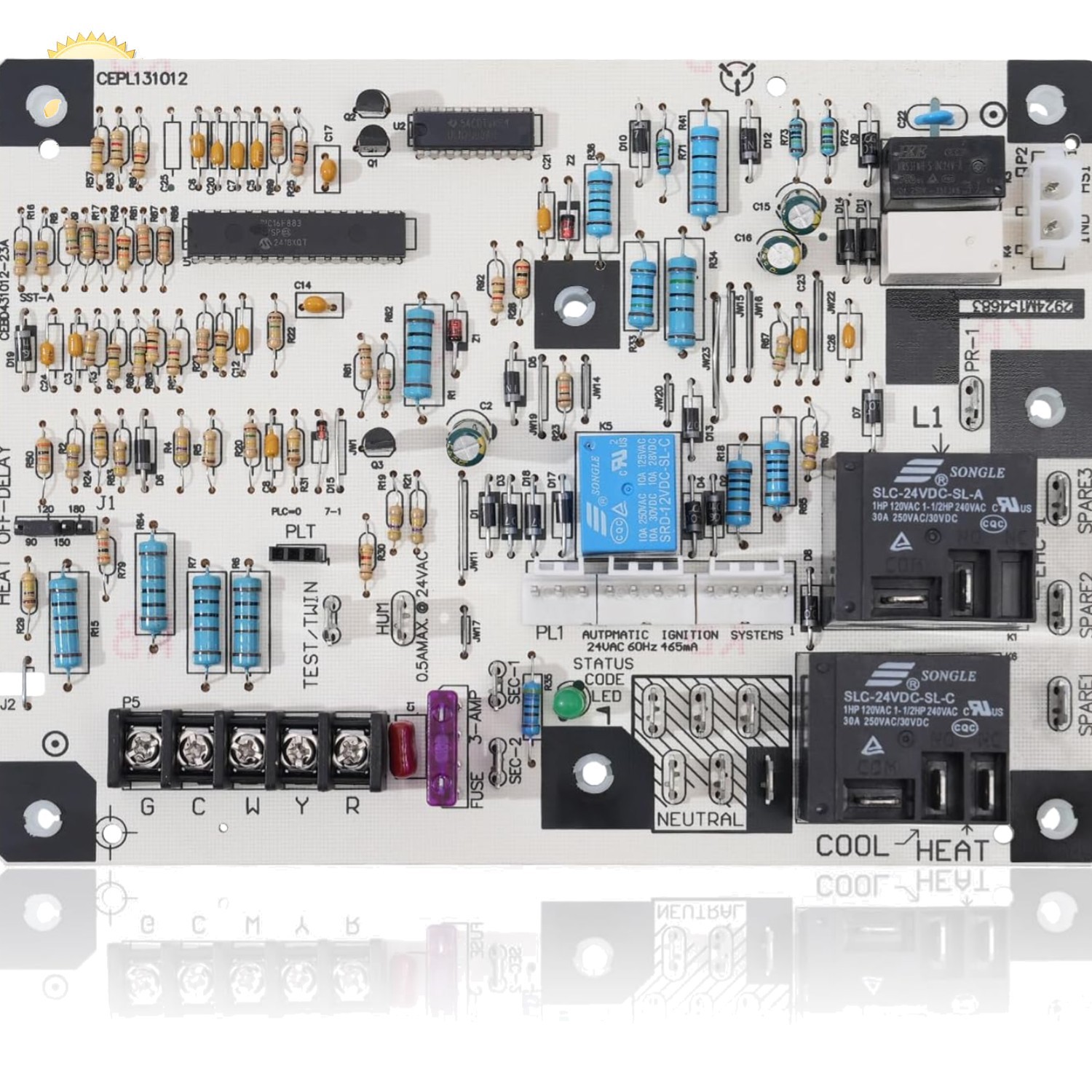 HK42FZ061 Furnace Control Board for Carrier Payne Bryant HVAC Replace CEPL131012