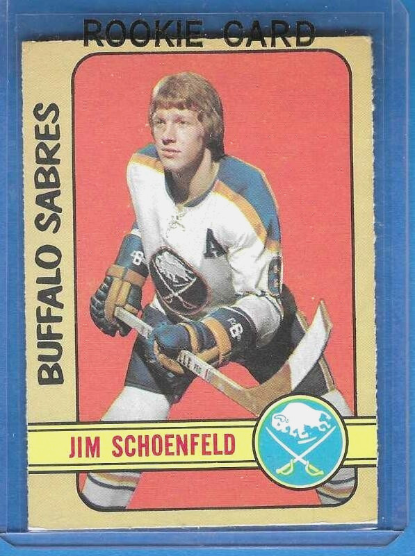 72-73 OPC O PEE CHEE #220**JIM SCHOENFELD**ROOKIE BUFFALO SABRES LOOK CONDITION!