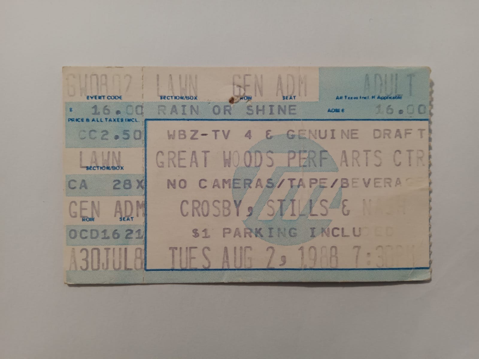 Crosby, Stills & Nash - Great Woods - August 2, 1988