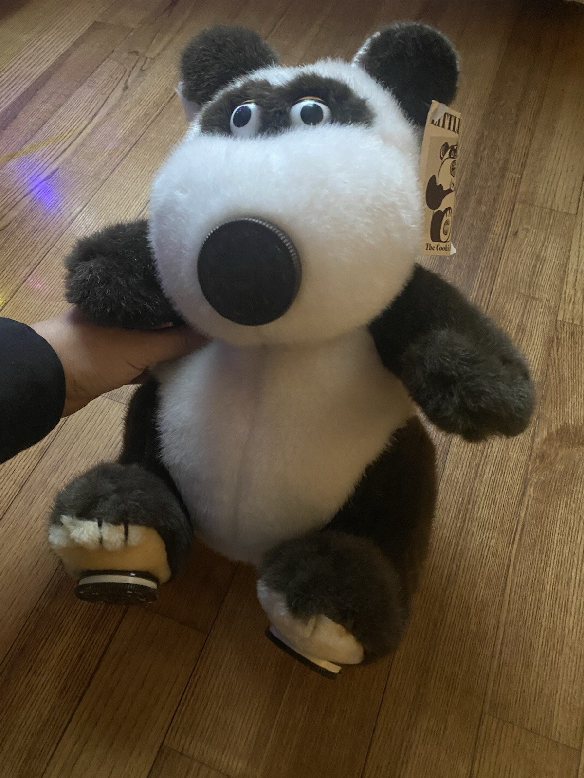 NWT VTG 1988 Shamitoy Little Orvie Cookie Teddy Bear Plush Novelty Twee Panda