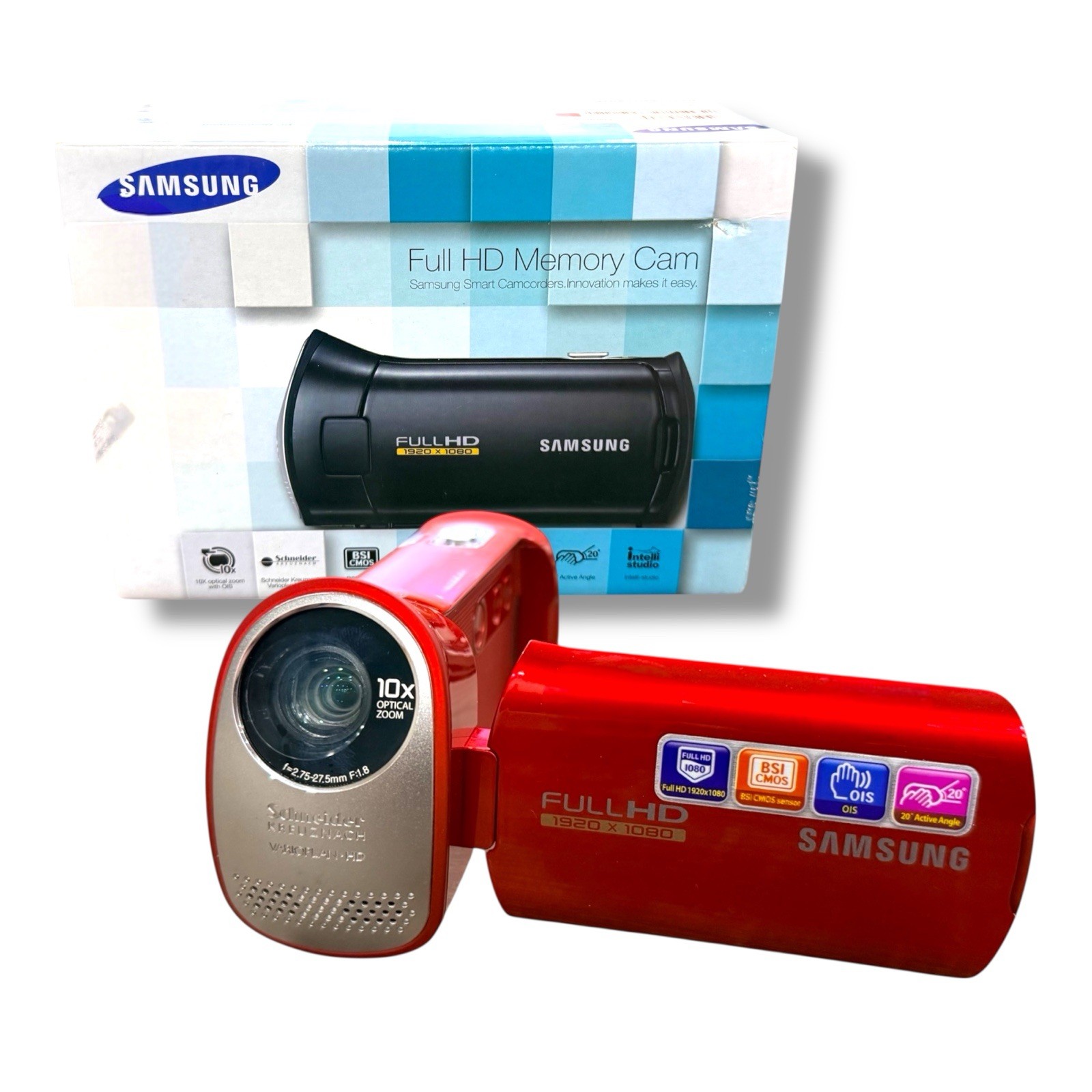 Samsung HMX-Q130BN/XAA Q130 Full Hd Digital Camcorder [RED]