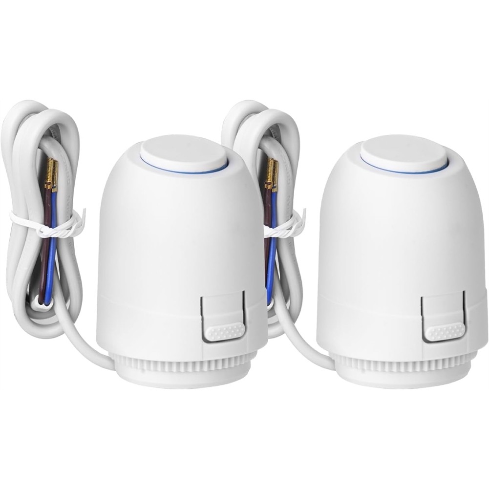 2pack 230V Floor Heating  NC AC Electric Thermal Actuator Manifold for4371