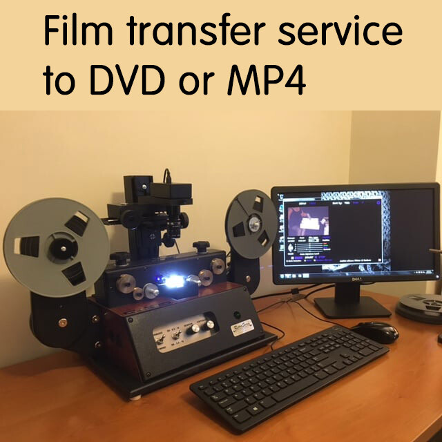 1000 FT Regular 8mm, Super 8, 16mm movie film transfer to DVD or High Definition