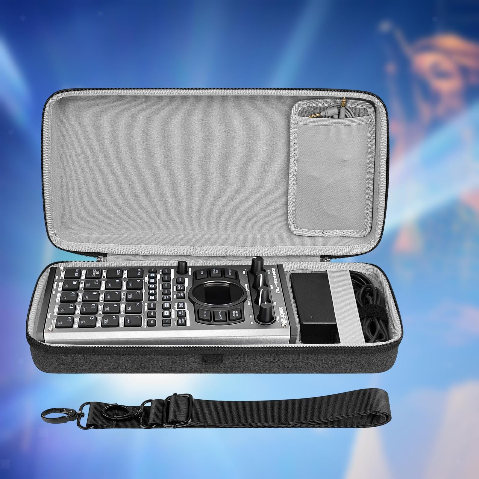 Audio Interface Carrying Case Lightweight Detachable Top Pouch Sampler Case