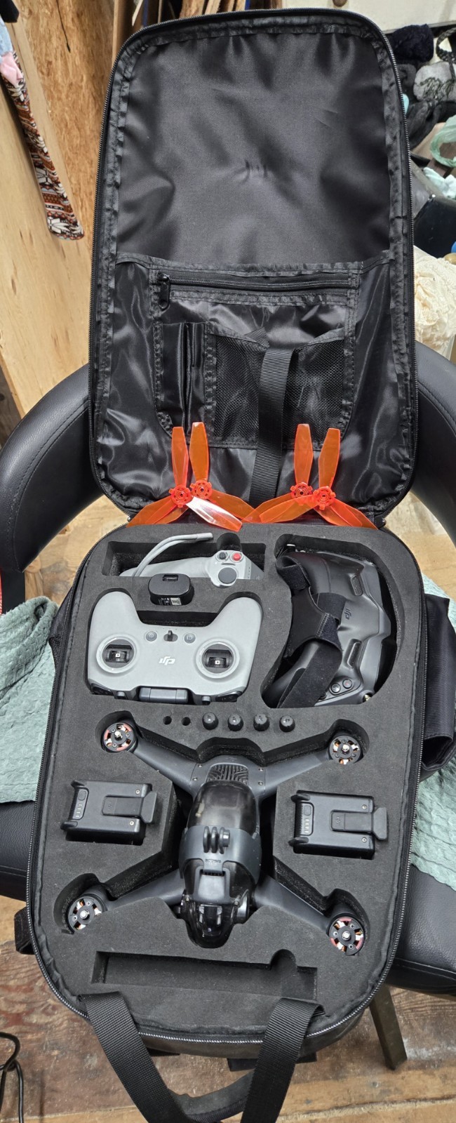 DJI FPV Drone with Case And Kandra 3D Video/Camera And Mount