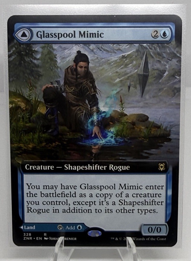 MTG Glasspool Mimic (Extended Art) - 328 / English / Near Mint