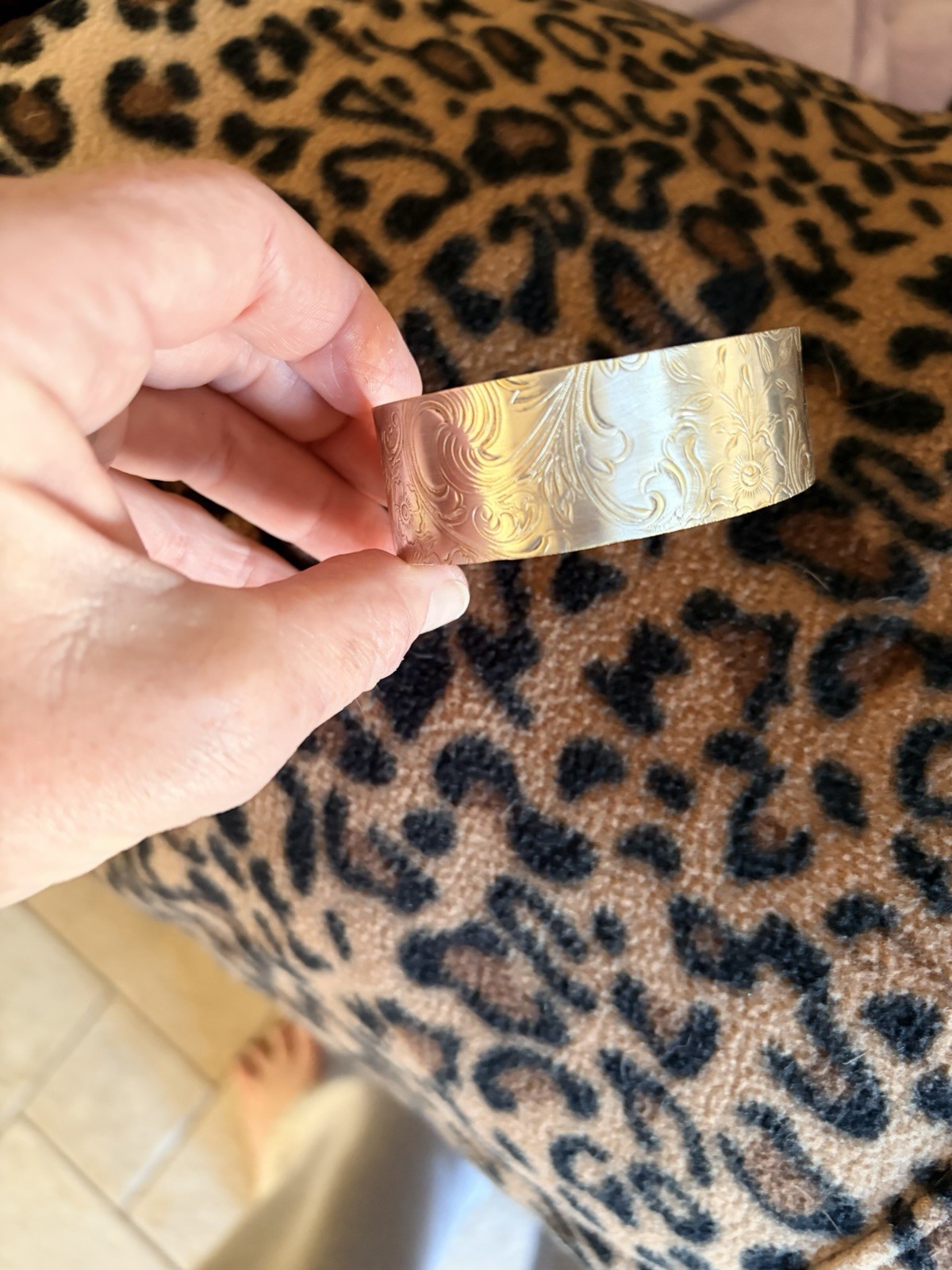 Platter Cuff Bracelet