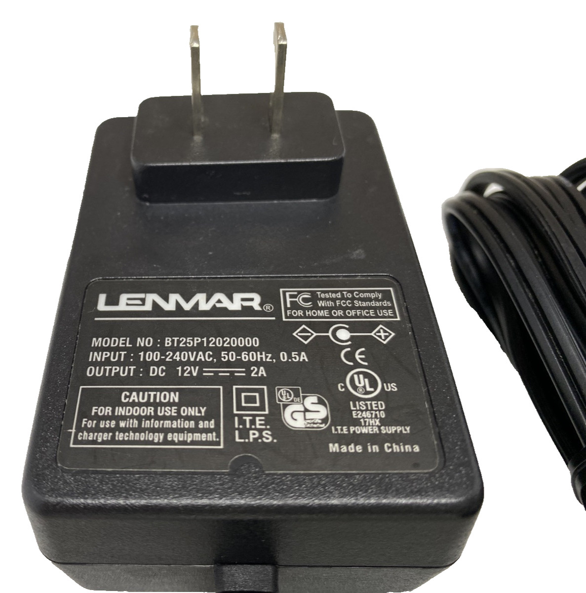 OEM 12V AC/DC Adapter for Energizer LENMAR BT25P12020000 LAD1512DB2 Linearity