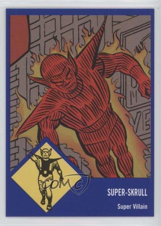 2024 Fleer Throwbacks '59-'63 Marvel Edition 1963 Blue /23 Super-Skrull #9 r6v