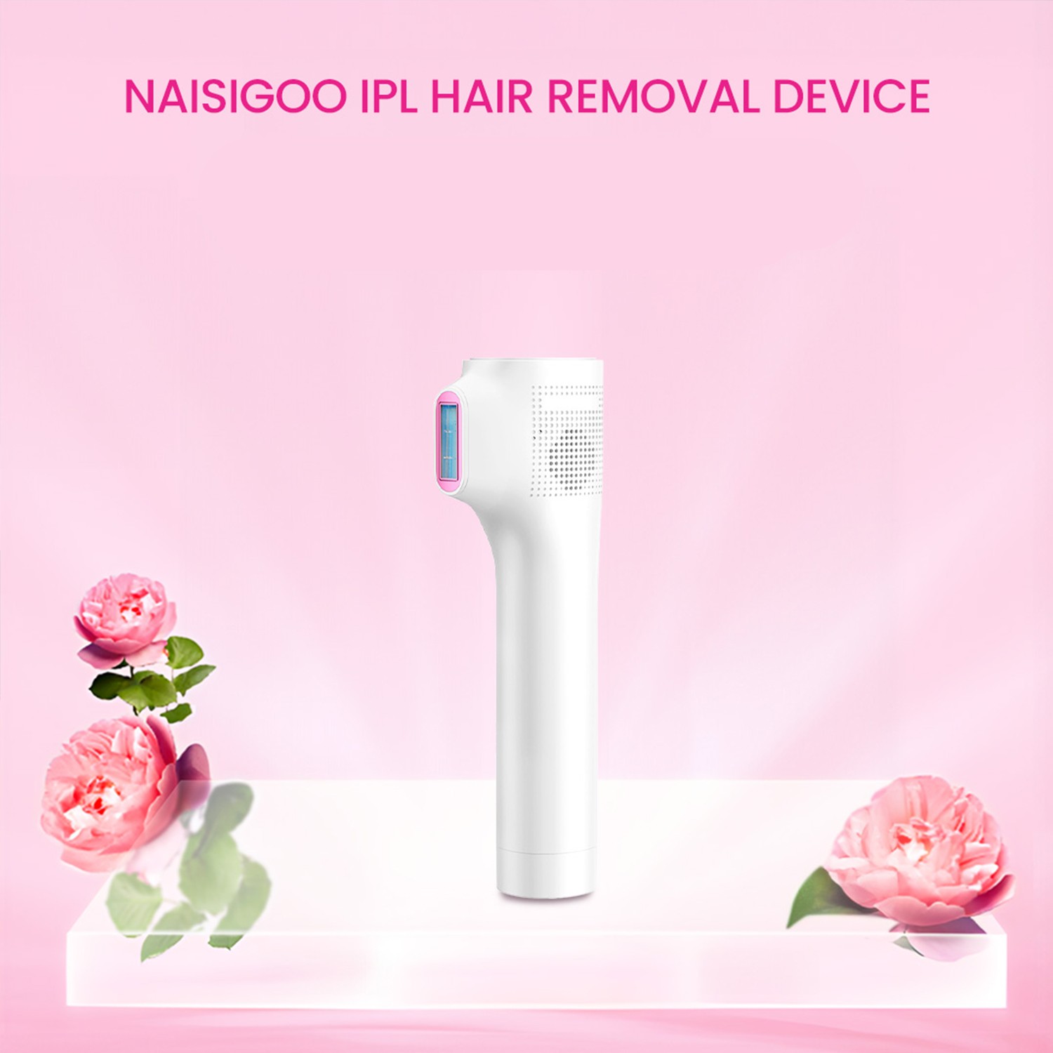 The Shiner Advanced IPL Laser Hair Removal Device for Unisex 6-Level Energy