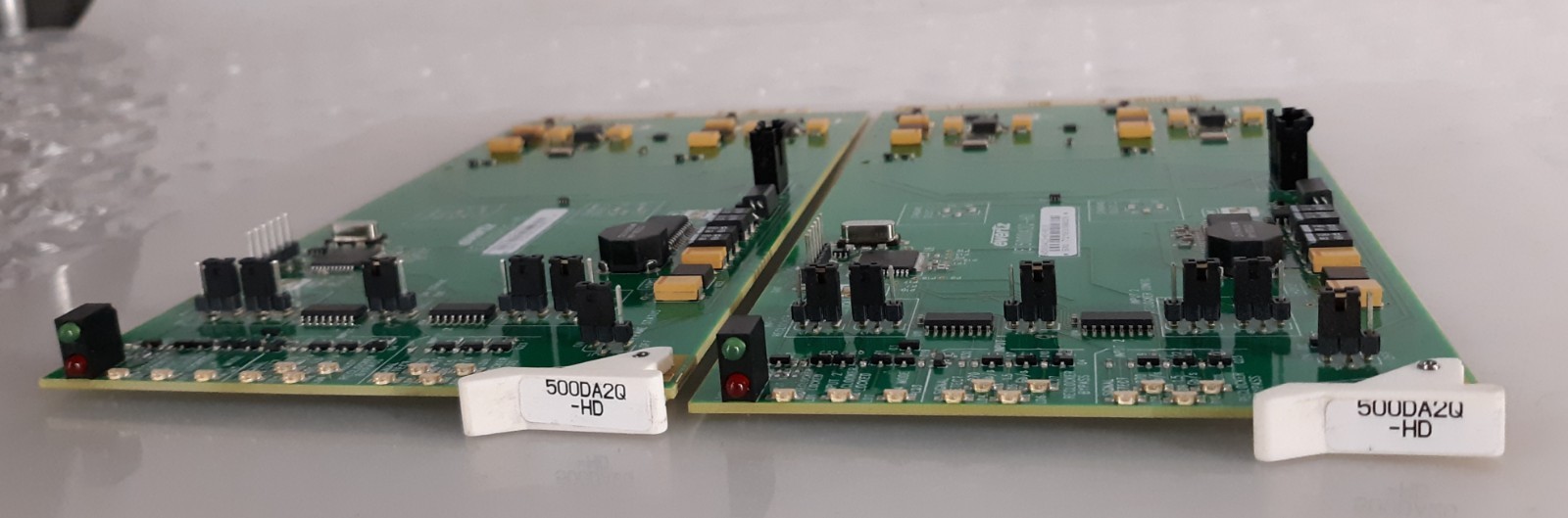 Pair of Evertz 500DA2Q-HD-REVE HD/SD Dual Reclocking Distribution Amplifier