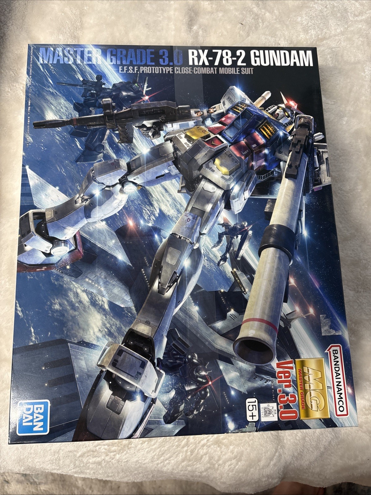Bandai MG 836557 GUNDAM RX-78-2 Ver.3.0 (MASTER GRADE 3.0) 1/100 Scale Sealed