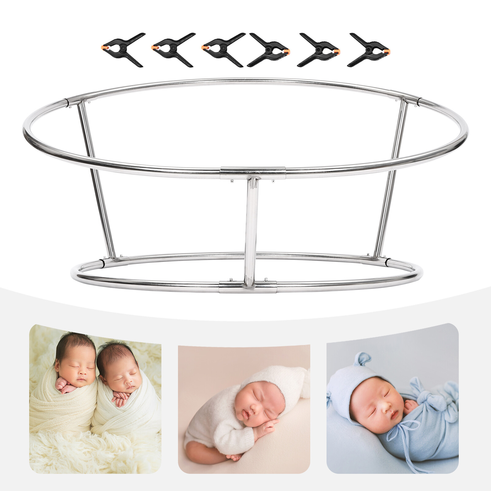 Newborn Photography Props Baby Steel Photo Props Stand DIY Newborn Photograph