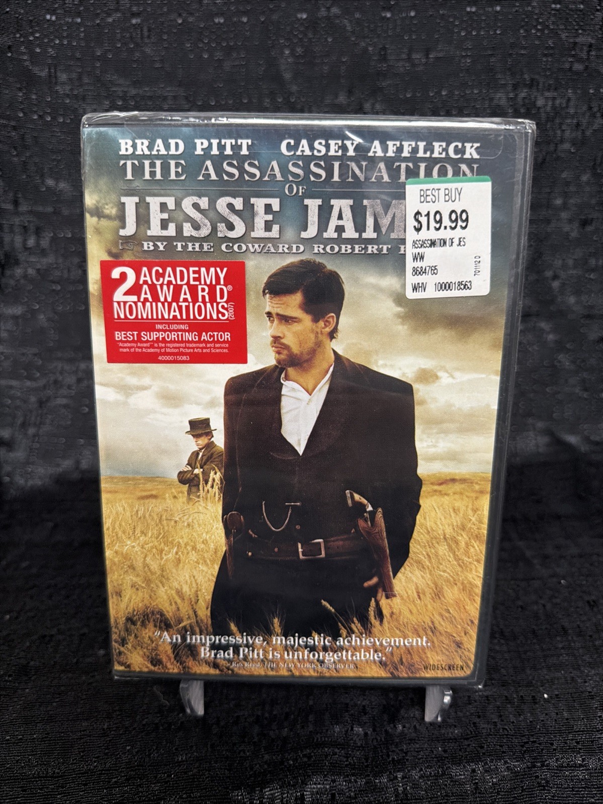 THE ASSASSINATION OF JESSE JAMES BY THE COWARD ROBERT FORD 2007 DVD BRAND NEW