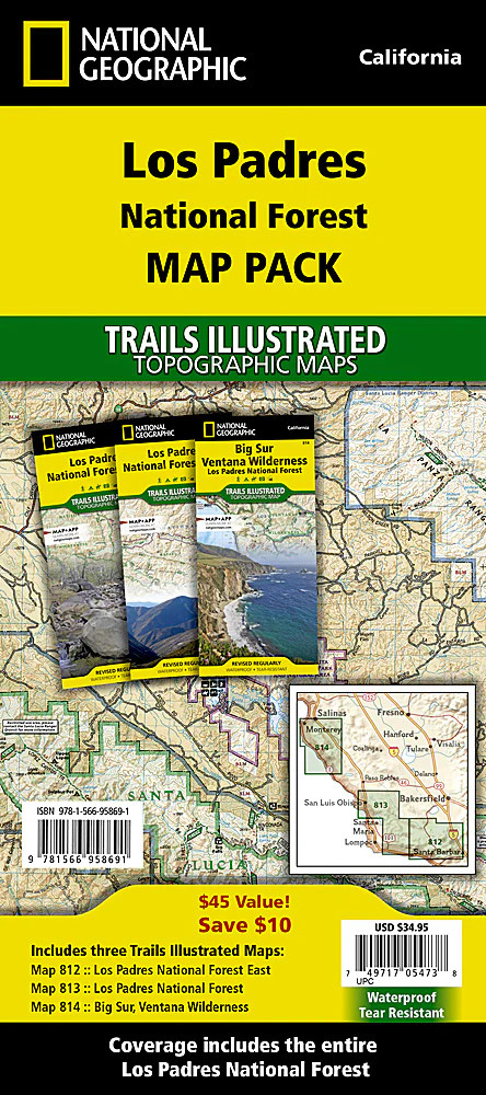 Los Padres National Forest: Map Pack Bundle