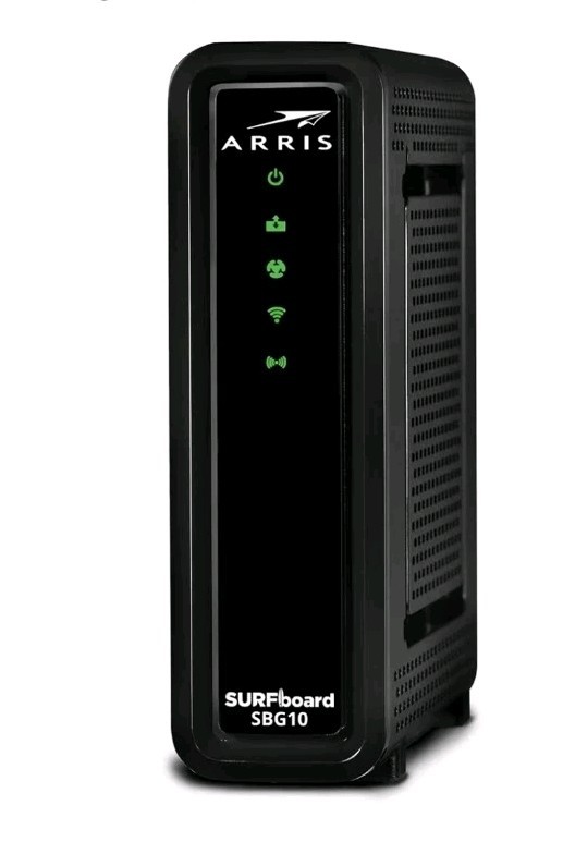 ARRIS (SBG10) - Cable Modem Router Combo - Fast DOCSIS 3.0 16 x 4 Gigabit & AC16