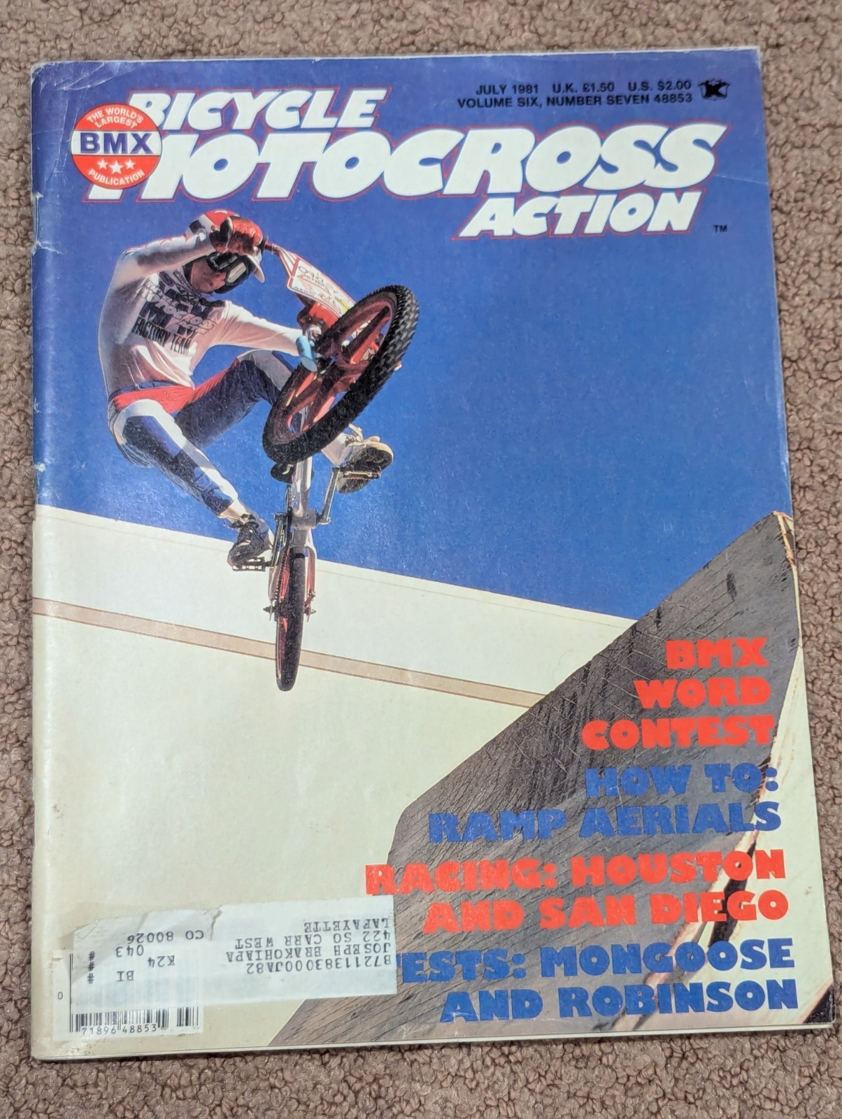 BMX Action Magazine - July 1981 (old school BMX)