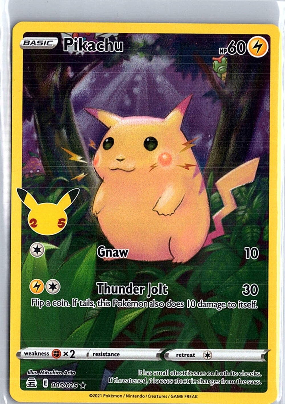 Pikachu Holo Rare Celebrations 005/025 NM