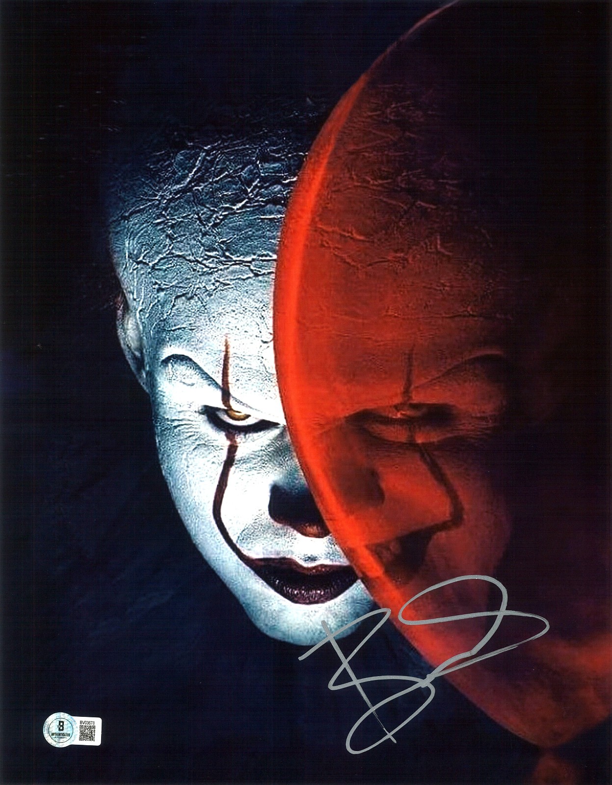BILL SKARSGARD SIGNED AUTOGRAPH IT 11X14 PHOTO BECKETT BAS PENNYWISE