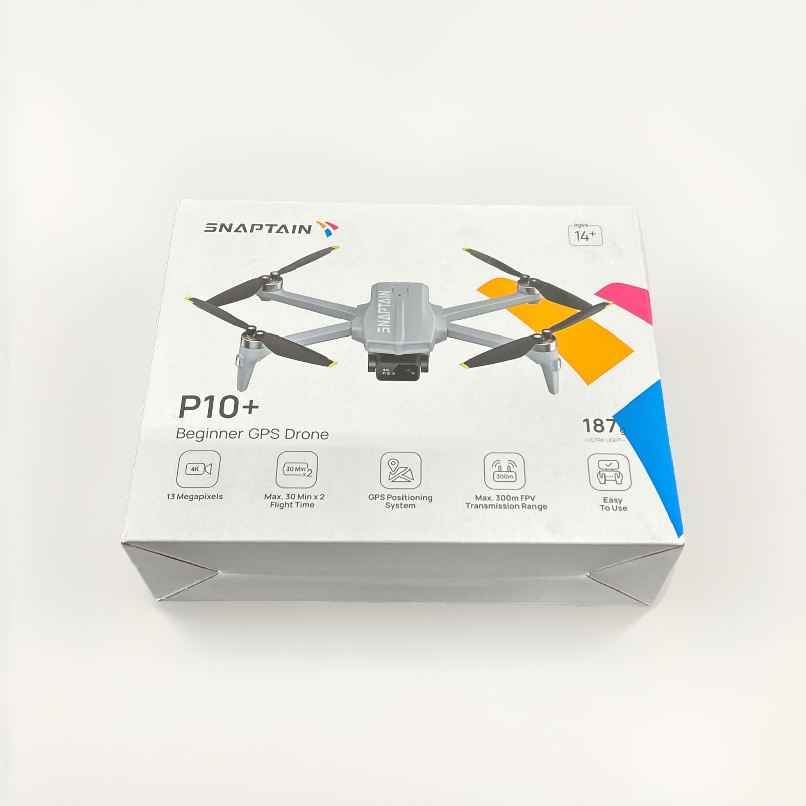 SNAPTAIN P10+ GPS 4K Camera Drone with Remote Controller Beginner Quadcopter