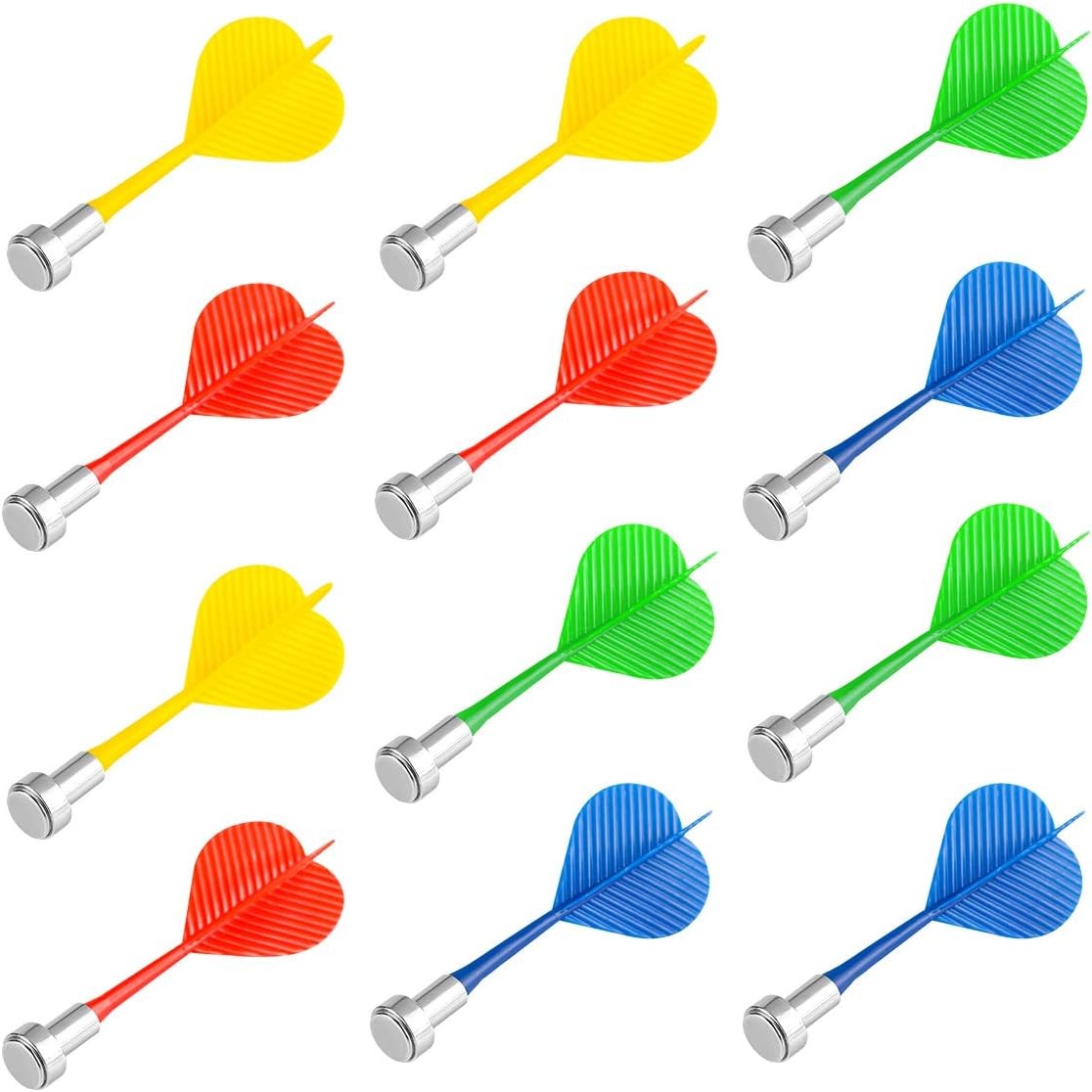 Yalis Magnetic Darts, Replacement Plastic Dart Game Safety Darts