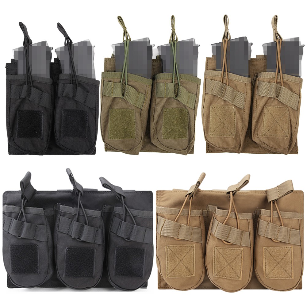 Outdoor Tactical Magazine Pouch Molle System Hunting Rifle Pistol Ammo Mag Bag