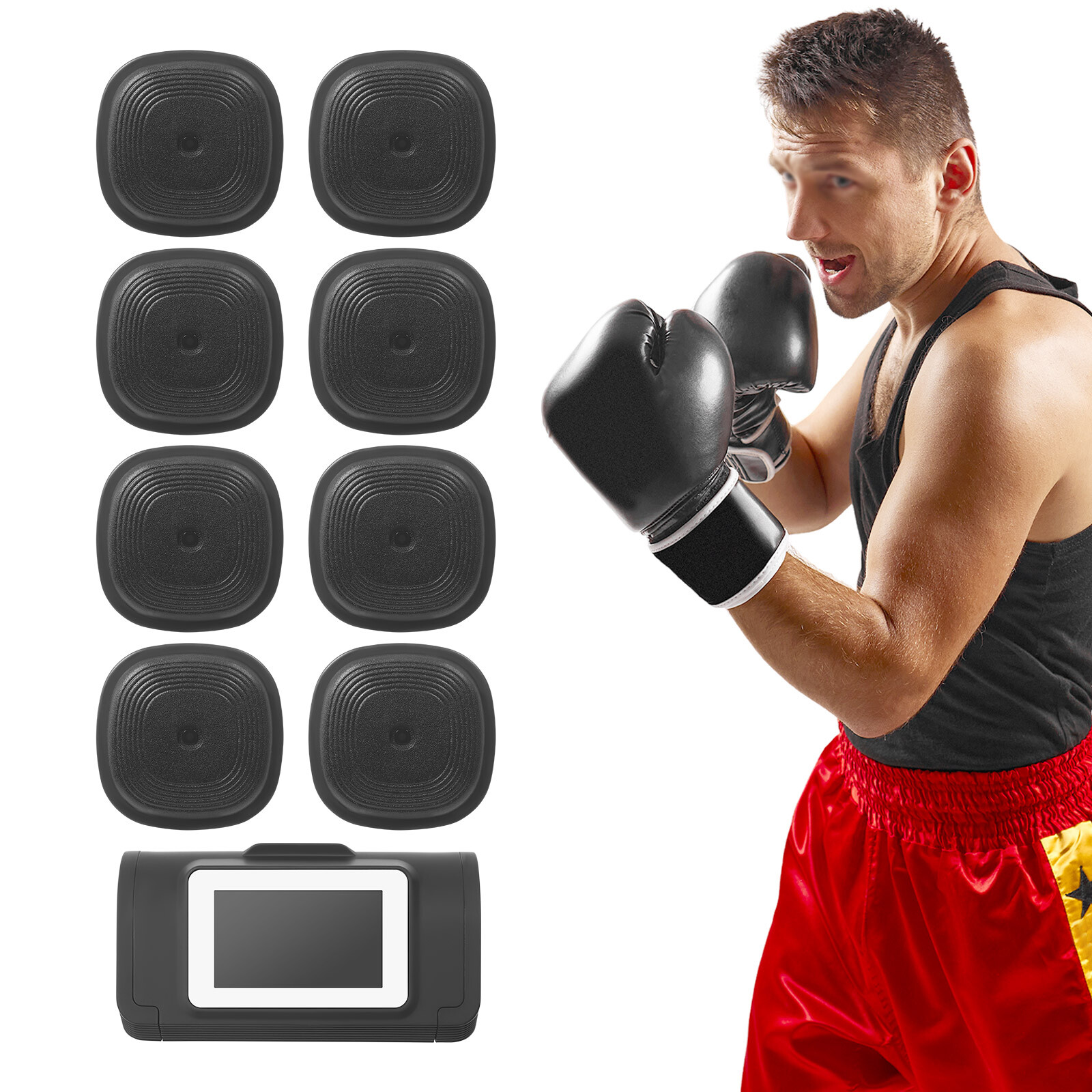 Split Musical Boxing, Punching Machine, Split Musical Boxing With 8 Targets