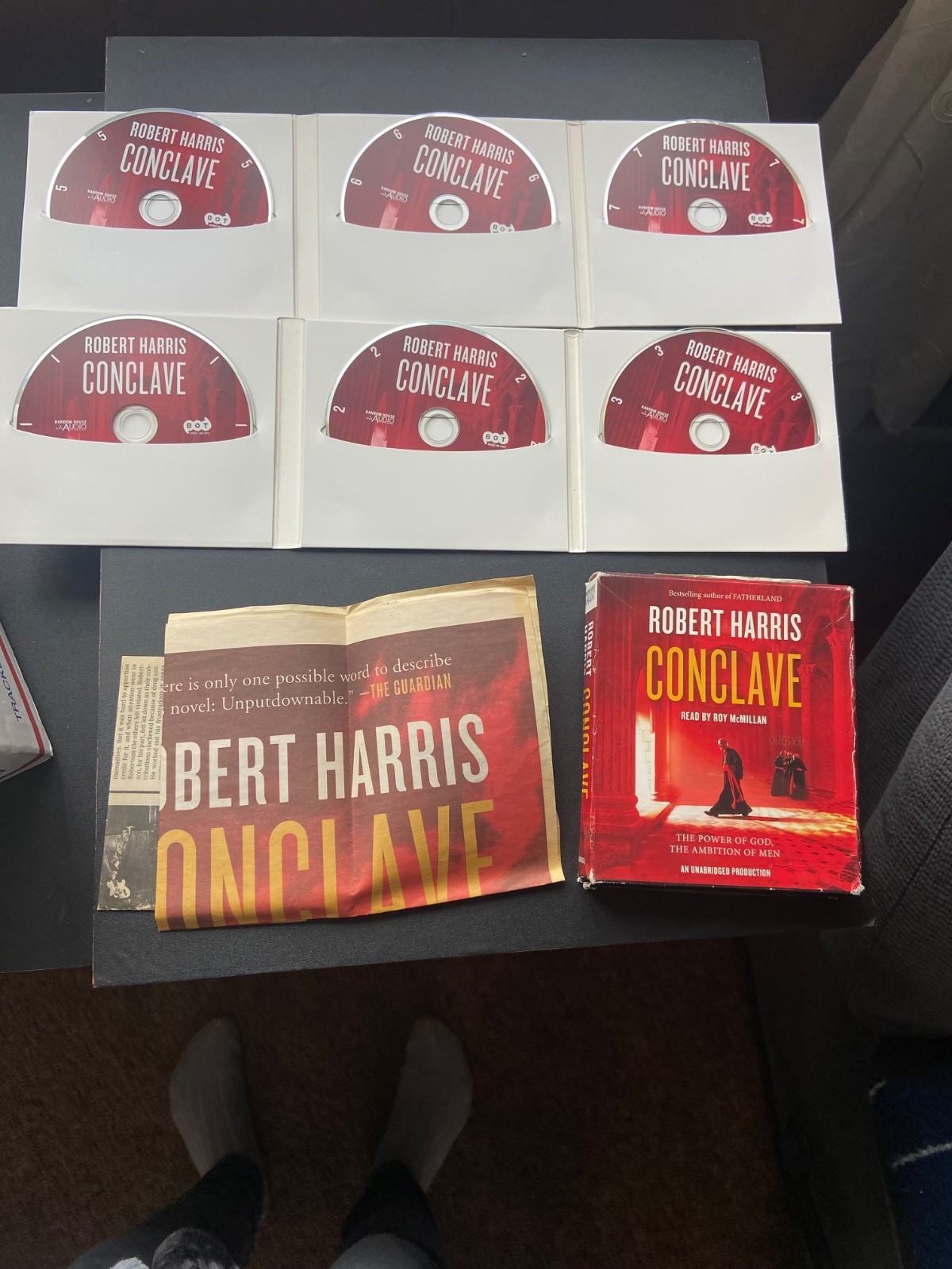 Conclave by Robert Harris Bestselling Author of Fatherland Read by Roy McMillan