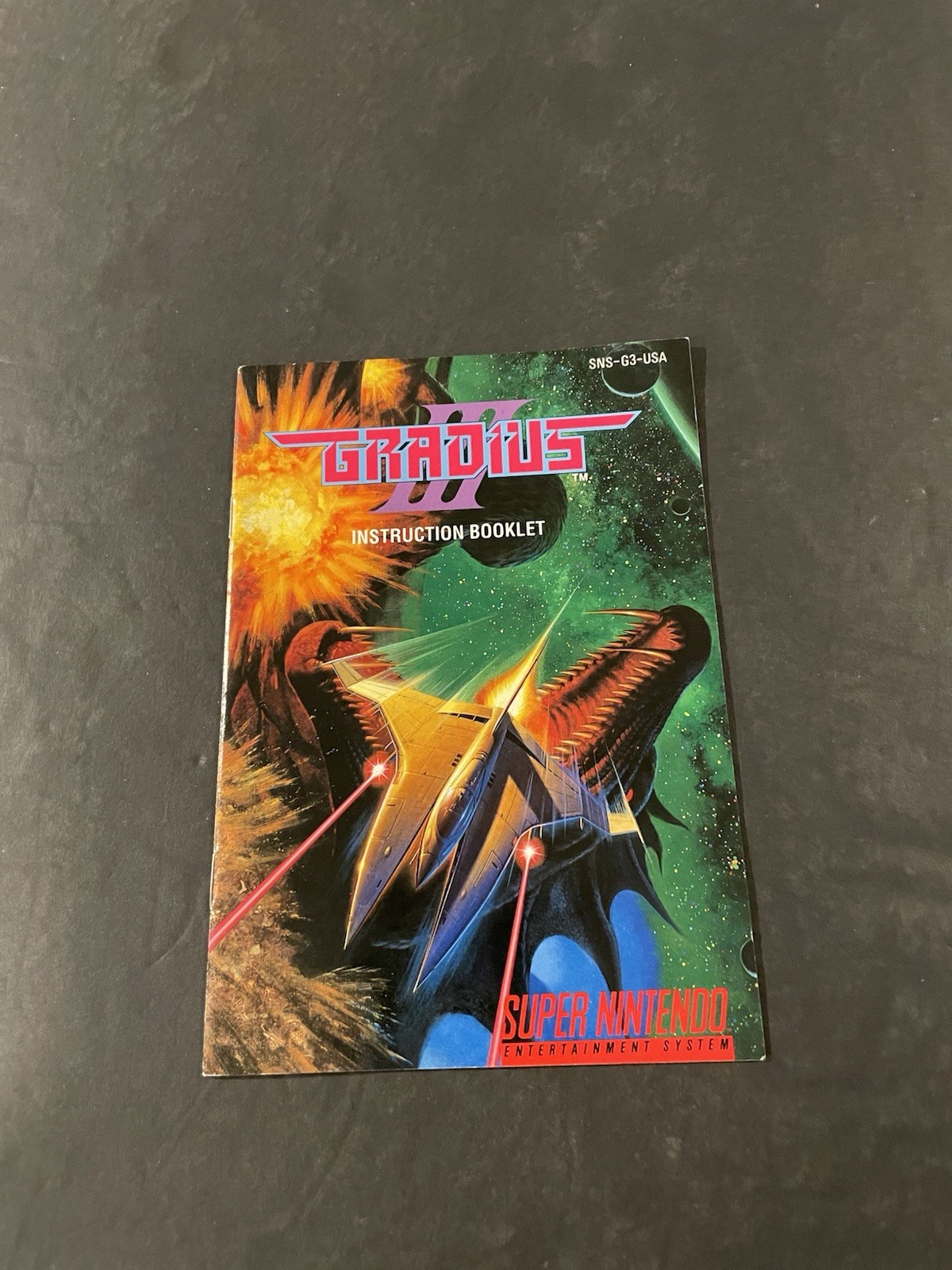 Gradius 3 snes Manual