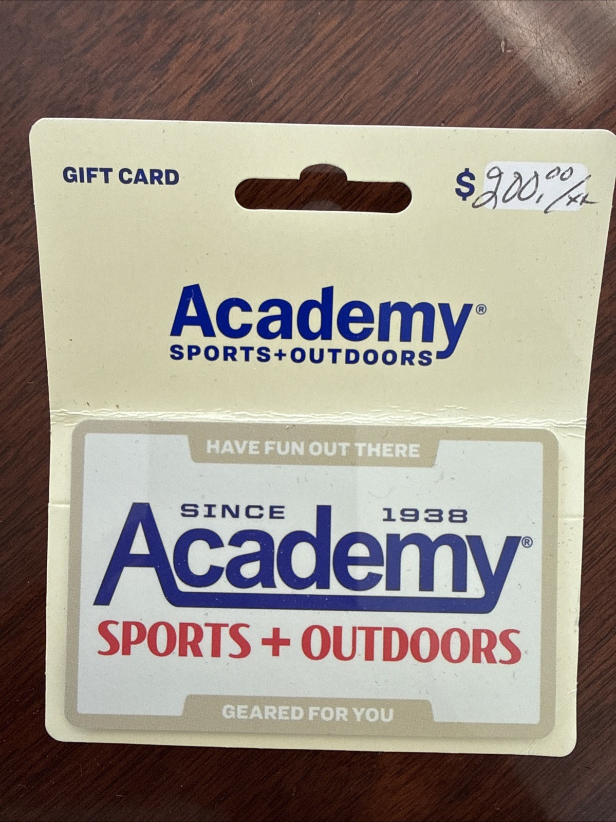 Academy Sports $200 Gift Card